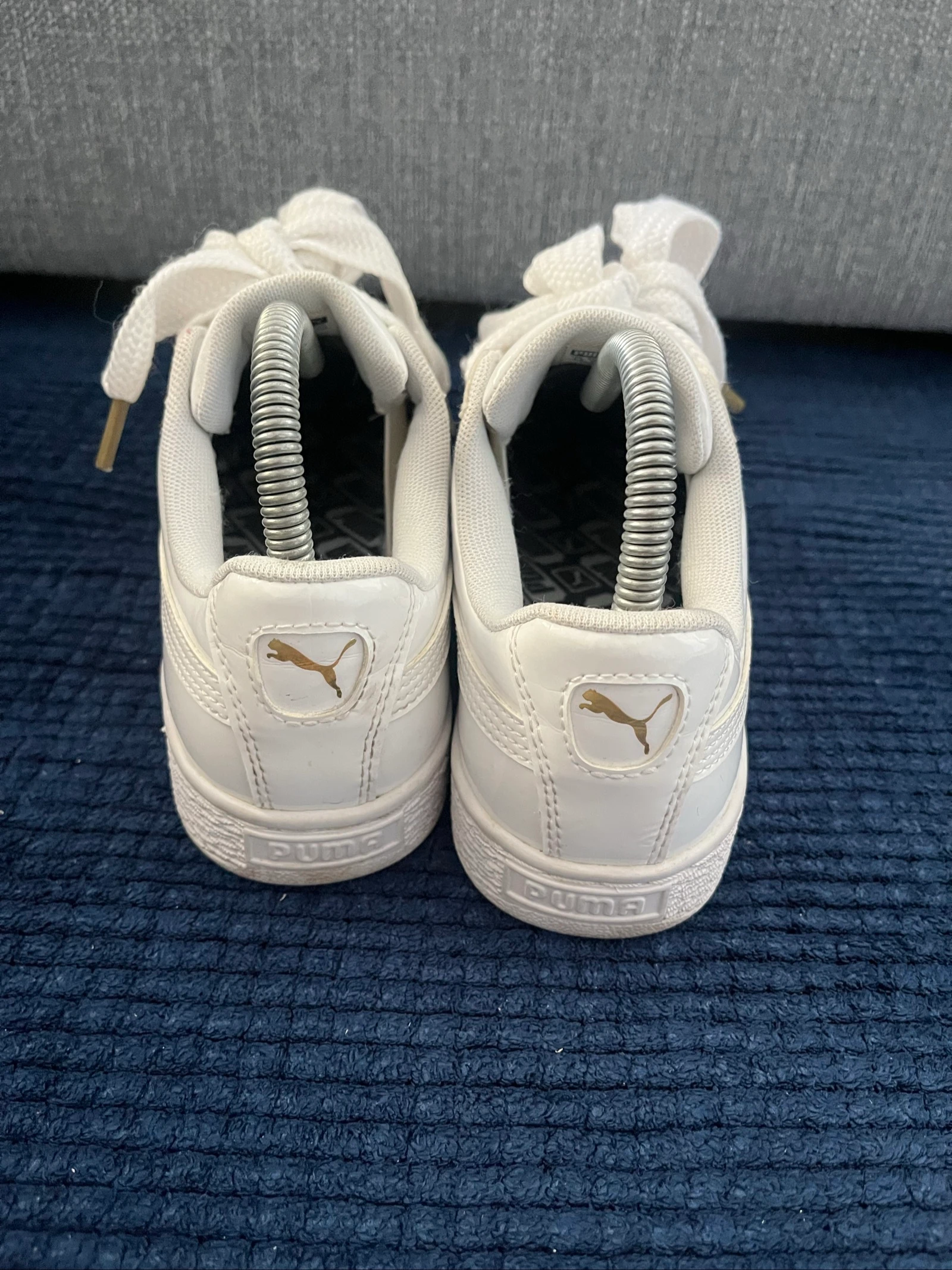 White Puma Sneakers For Women Size 37.5 – photo 4